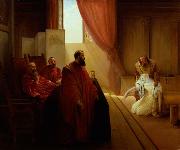 Francesco Hayez, Valenza Gradenigo before the Inquisition